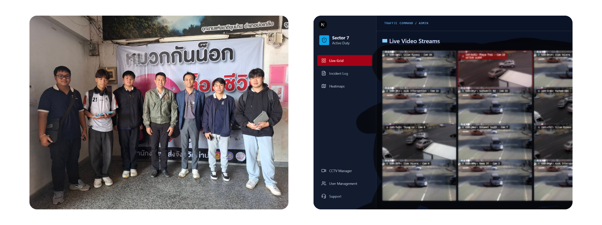 Nan Ngai AI-powered CCTV accident detection platform